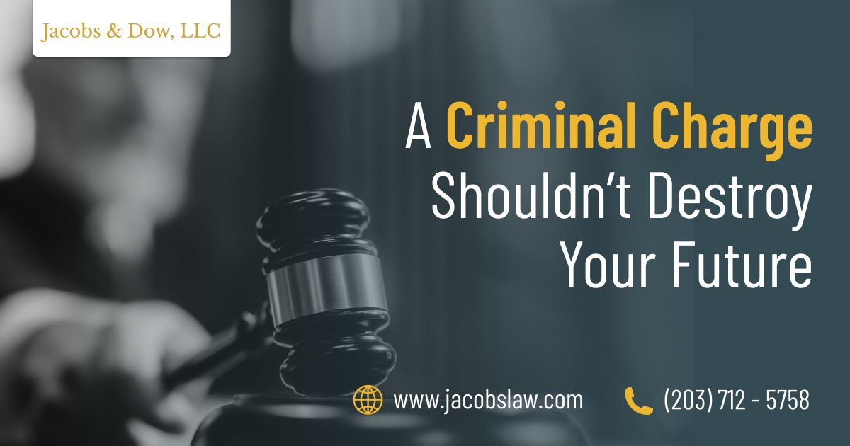 A criminal charge doesn’t define your character, and it certainly shouldn’t destroy your future. If you have been arrested, we’re here to offer real solutions — not judgment. Contact Jacobs &amp; Dow, LLC, for a confidential consultation. ow.ly/CPkG50WVWXo