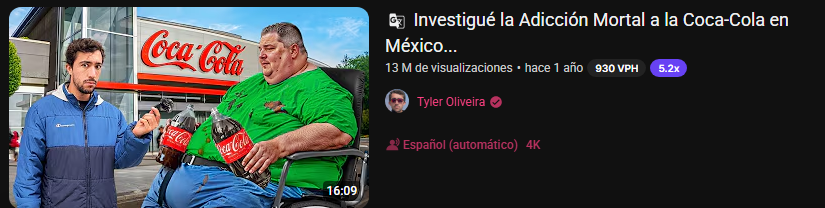 no es por ser criticón pero si copiáis un video entero podéis al menos probar a diseñar una miniatura, que da como vergüenza cuando sale un video al lado del otro en la feed y tiene hasta el mismo título