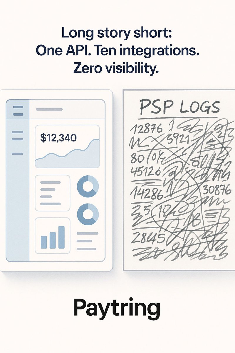 paytring's tweet image. One API. Ten integrations. Zero visibility.

#IntegrationOverload #NoVisibility #SmartOrchestration #APACSMBs #FixTheFlow #APINightmare #ShadowIntegrations #SmartCheckout #PayTales