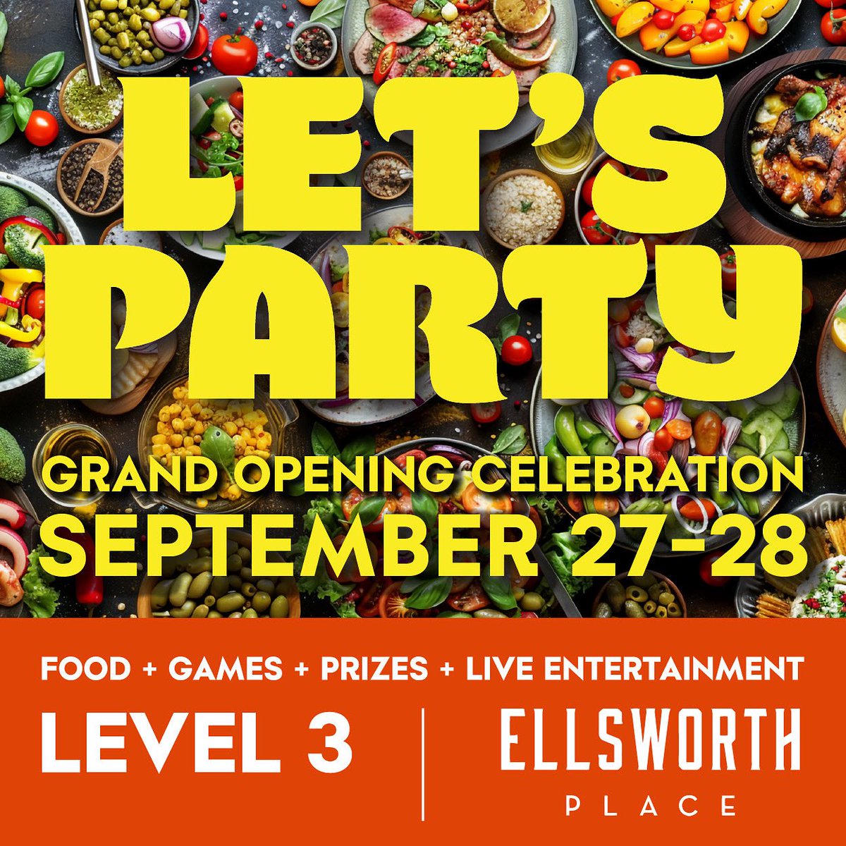 Hey <a href="/SilverSpringMD/">Silver Spring Urban District</a>! You’re invited to party with us! 🎉

Commas #FoodHall is throwing a #GrandOpeningCelebration and you’re on the guest list! Join us at <a href="/EllsworthPlace/">Ellsworth Place</a> on Sept.  27–28 for a weekend full of food, music and fun. hellocommas.com/#SilverSpringE… #mocoeats #hellocommas