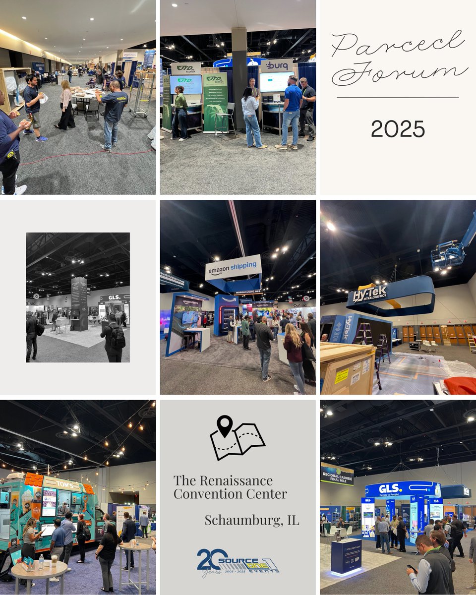 SourceOneEvents's tweet image. 📦✨ Parcel Forum 2025 ✨📦
What an amazing time we had at this year’s Parcel Forum at the Renaissance Convention Center! 🚀 With package shipping in the U.S. expected to soar past 100 million per day by 2026, this event couldn’t be more timely.
From the exhibit floor to…
