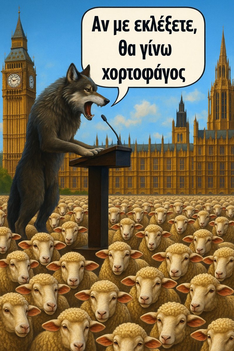 FiloiEsfigmenou's tweet image. Ο λύκος πάντα θα υπόσχεται για να χορτάσει, κι εκείνοι που πιστεύουν τα λόγια του καταλήγουν τροφή του.

#Πολιτική #Εξουσία #Λαός
#filoiesfigmenou