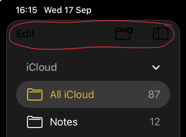 leonkay's tweet photo. Hey @AppleSupport Any idea why, in iPad os 26, when using Dark Mode with "Reduce Transparency" turned on - the Sidebar Icons are illegible? These are cropped in from an 11 inch screen shot. Thanks. https://t.co/QtE6jHlL7K