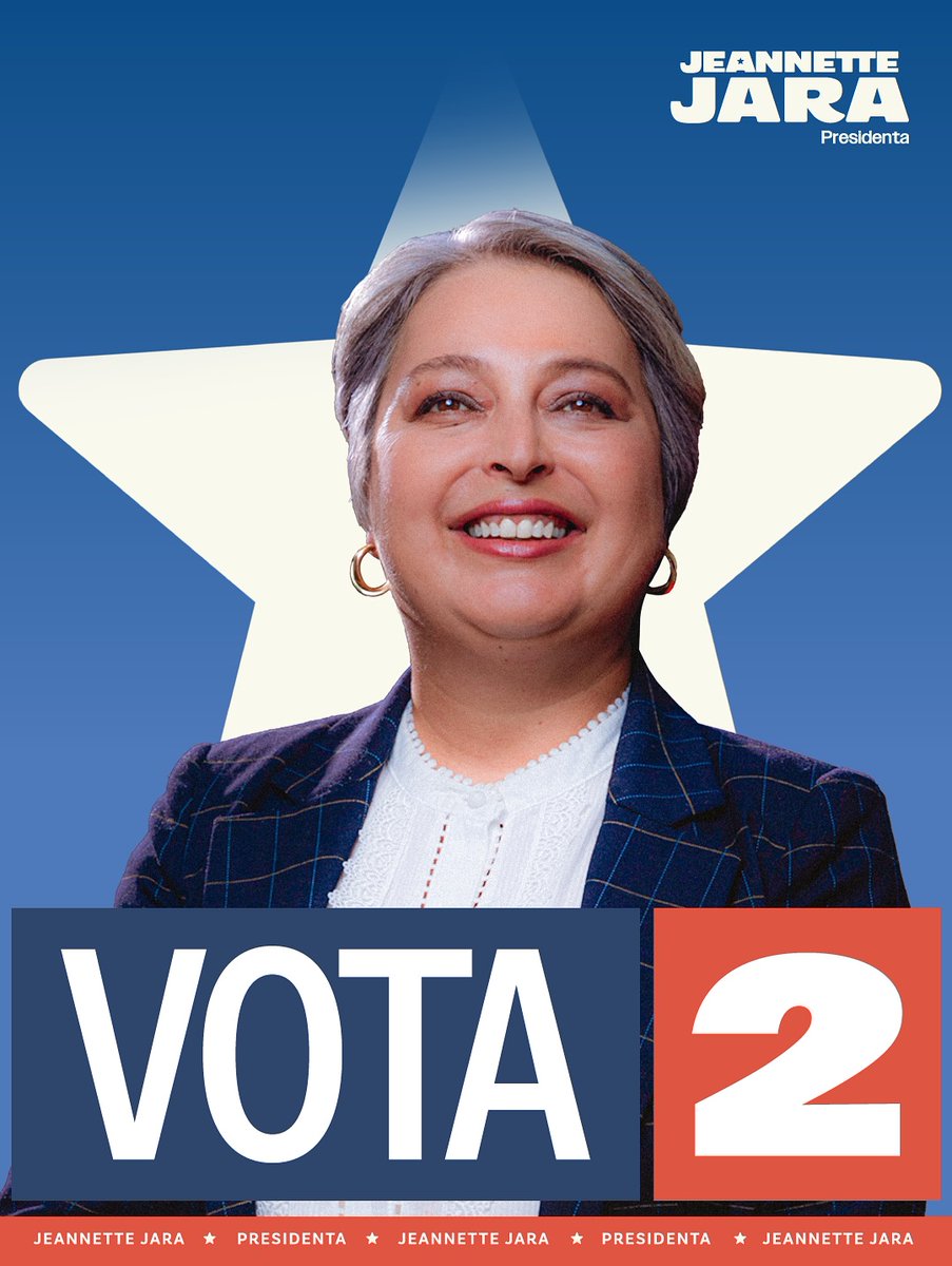 🇨🇱Jeannette Jara <a href="/jeannette_jara/">Jeannette Jara Román</a> 

Unidad, Igualdad y Patria

vota 2

vota 2

vota 2

vota 2 

vota 2

vota 2

vota 2

vota 2

#JaraNosUne #JaraPresidenta2026 #UnidadPorChile #JaraEnPrimeraVuelta #JaraSeMuevePorChile 

Difunde-Comparte-RT- ❤️
