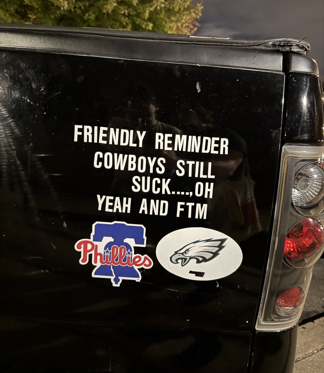 COWBOYS SUCK

And congrats on the transition!!!