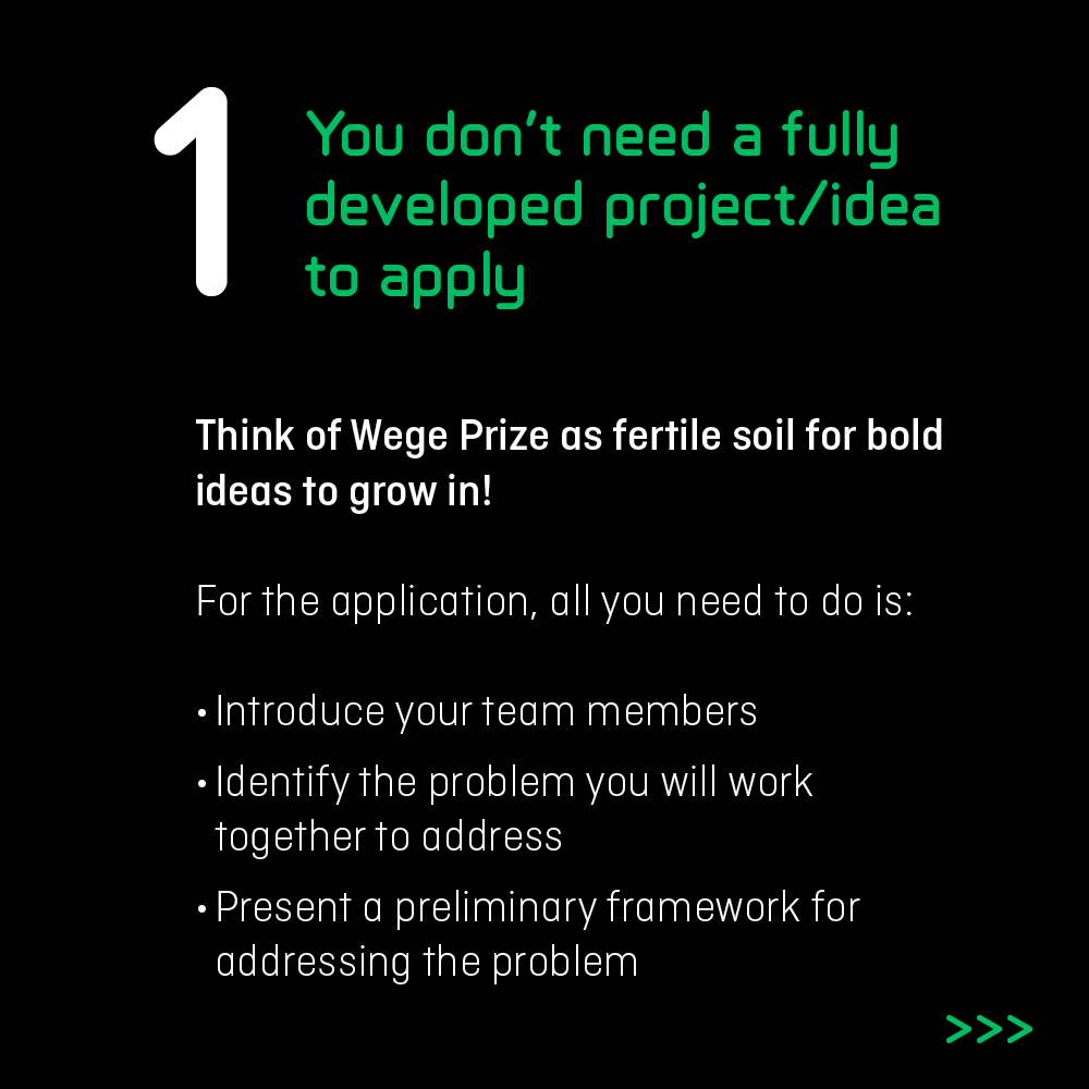 WegePrize's tweet photo. Not sure about applying for #WegePrize 2026? Here are 3 reasons why it's easier than you might expect!

Team applications are due Sunday, October 5 by 11:59pm ET. Learn more and apply today at https://t.co/A9l0Zwa92a. https://t.co/ZqLdmeLm6B