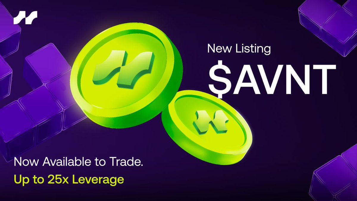 Homecoming!

$AVNT is now live for trading, with up to 25x leverage.