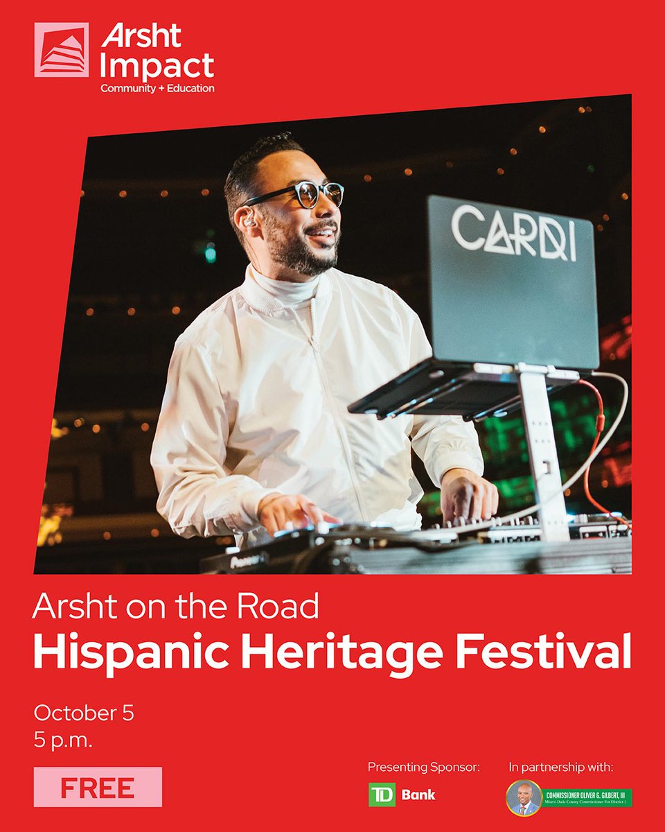 Arsht on the Road October 5th! <a href="/ArshtCenter/">Adrienne Arsht Center</a>