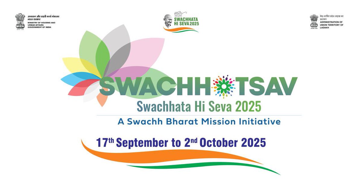 MCL_leh's tweet image. Swachhata Hi Seva 2025 campaign begins with an impactful cleanliness drive at the iconic Karzoo Pond (Zing), Leh.The fortnight-long campaignobserved from September 17 to October 2, 2025, carries the national theme “Swachhotsav” a celebration of cleanliness as a people’s movement.