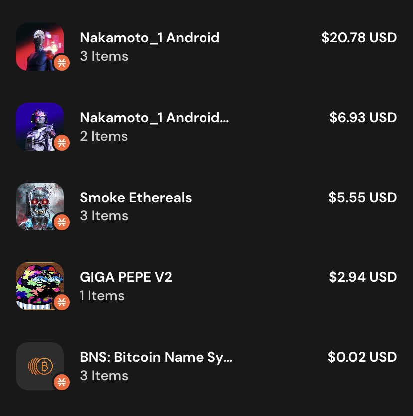 My backup Degen wallet is growing gradually and I’m positioned for 2 free OG NFT mints.
Man I love <a href="/Stacks/">stacks.btc</a> 🌝🟧
<a href="/SmokeStx/">Smokestx.btc</a> <a href="/GPSC_STX/">Gpsc.btc</a> <a href="/Nakamoto1/">Nakamoto1 + Droid</a>