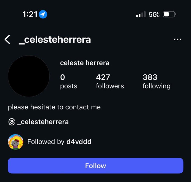 D4vd followed the minor on IG too, we need this fucking criminal locked up…