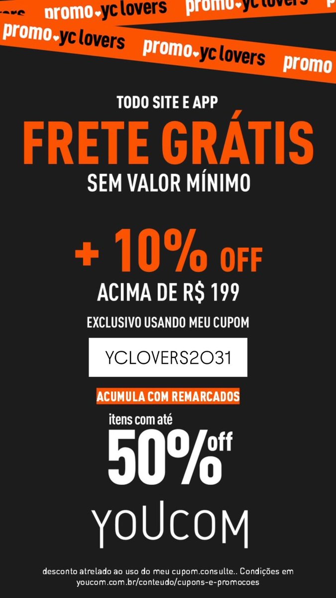 AmandaMontedo's tweet image. 10% e frete grátis ACUMULANDO com remarcados com meu cupom YCLOVERS2031
#semanadocliente #semanadoconsumidor #diadocliente #diadoconsumidor #desconto #sale