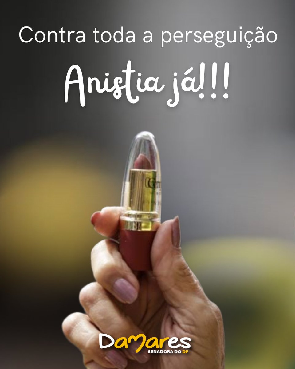 DamaresAlves's tweet photo. ANISTIA AMPLA, GERAL E IRRESTRITA. https://t.co/q6GcMgfbRq