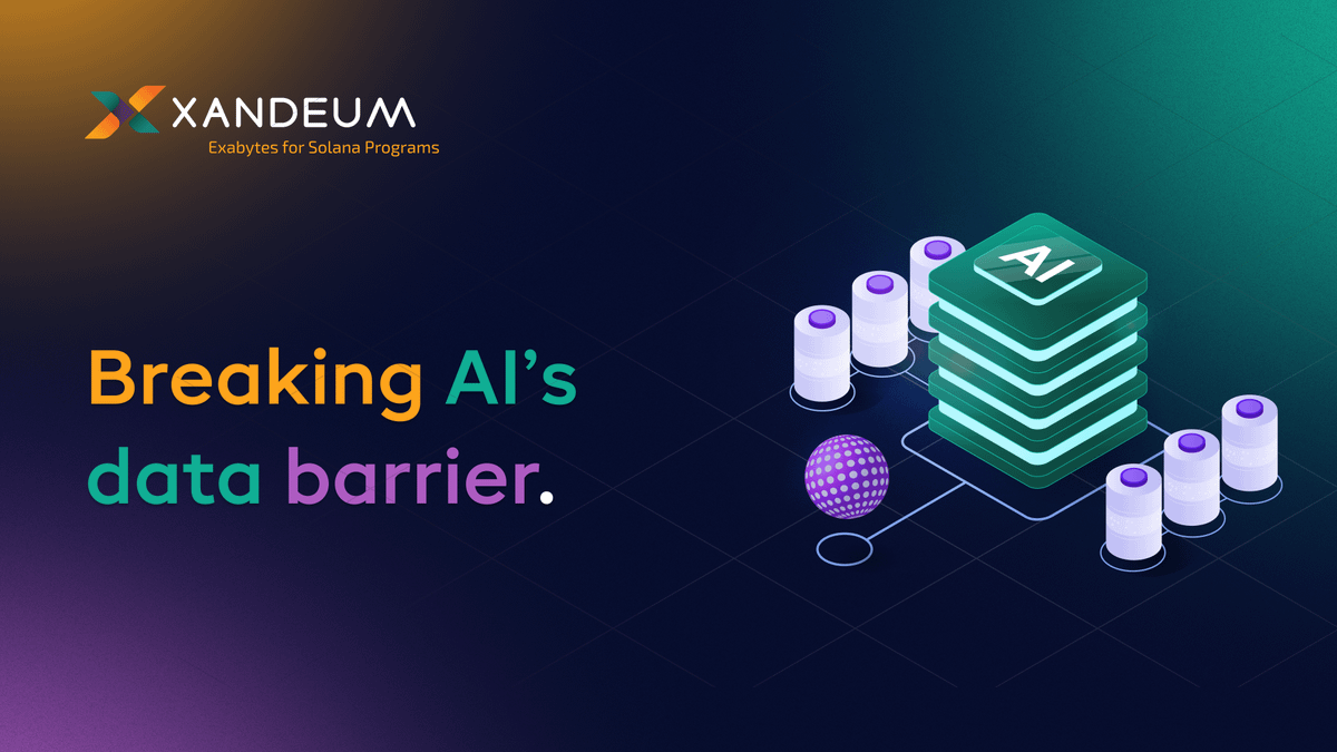 Xandeum's tweet image. AI isn’t held back by compute, it’s held back by data.
Not just any data, but high-quality, permissionless, verifiable datasets.

Xandeum enables decentralized AI models to access and update structured data in real time.
