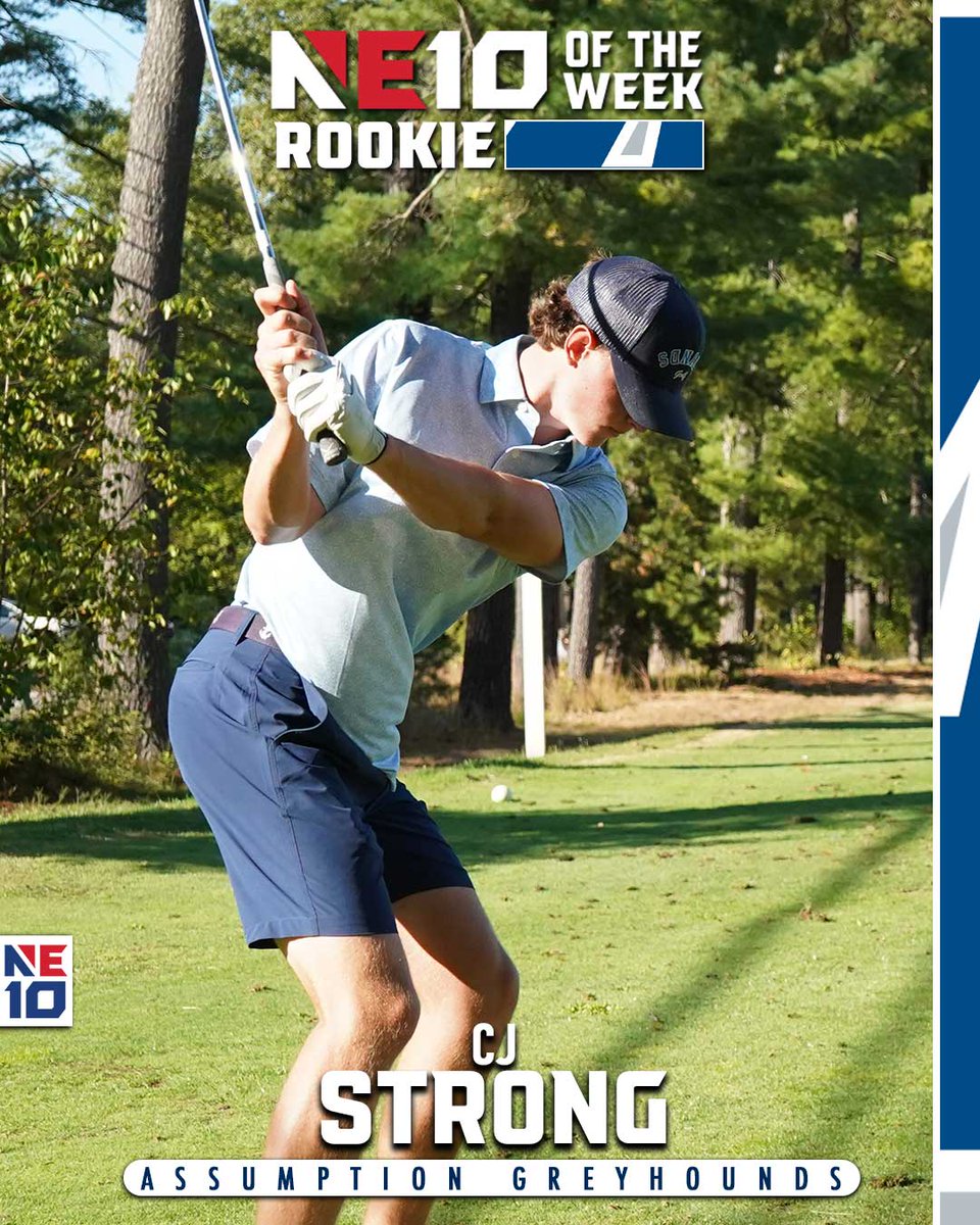 TheNortheast10's tweet image. 𝐌𝐄𝐍'𝐒 𝐆𝐎𝐋𝐅 𝐑𝐄𝐏𝐎𝐑𝐓 - 𝐖𝐄𝐄𝐊 𝟐 ⛳️

No one could touch Johnny Solari and CJ Strong at the Granite State Opener this week. 

🔗: shorturl.at/6S7Xu

#NE10EMBRACE | #NCAAD2 | #D2MGolf