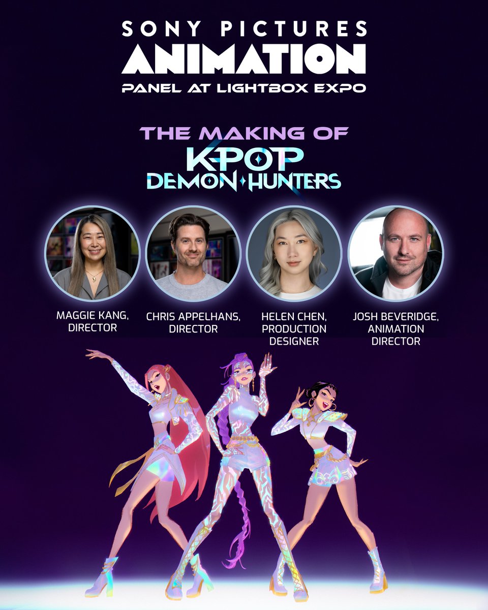The KPop Demon Hunters filmmaking team will show you how it's done, done, done. Hope to see you at our <a href="/LightBoxExpo/">LightBox Expo</a> panel!