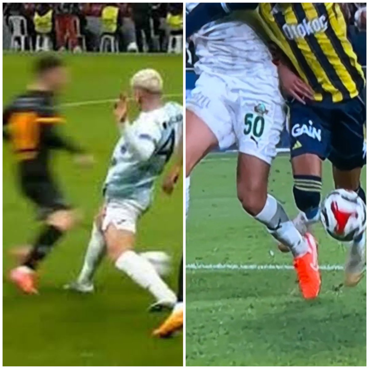 Birkaç ay önce Mertens'e verilen penaltı 
vs
Bugün En-nesyri'ye verilmeyen penaltı.

Hakem: "en büyük gs mira aydın"

Türkiye Ligi ve Adalet? 
Çok bekleriz...

#FBvALY