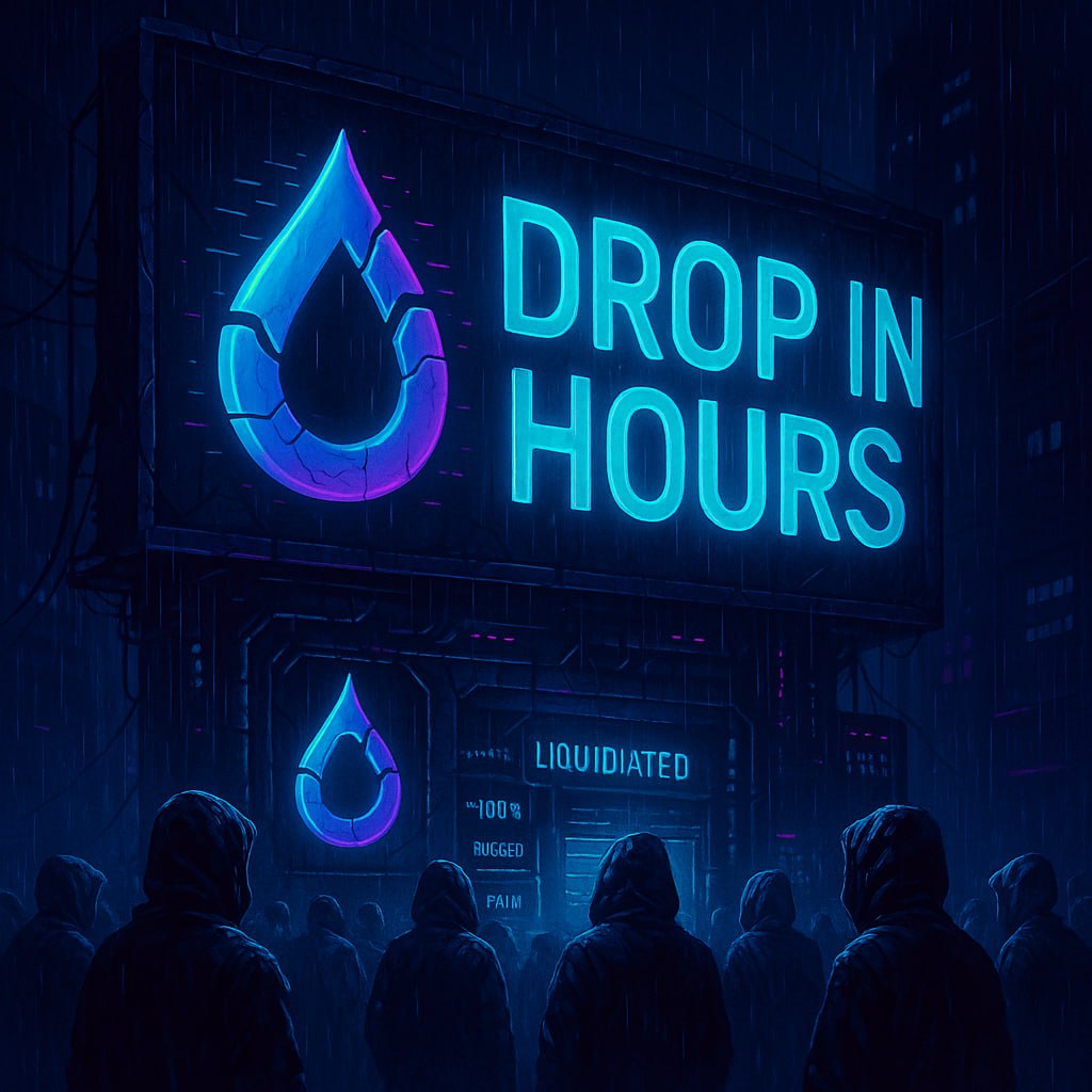 ⚡️ The wait is almost over.
In hours, the first wave of $DTEARS will fall.
It’s not a drop. It’s a strike back.
It’s a reminder that pain can be weaponized.

💧 Be there. Be early.
Are you ready?

$Sol #Airdrop #Solana #Pumpfun
