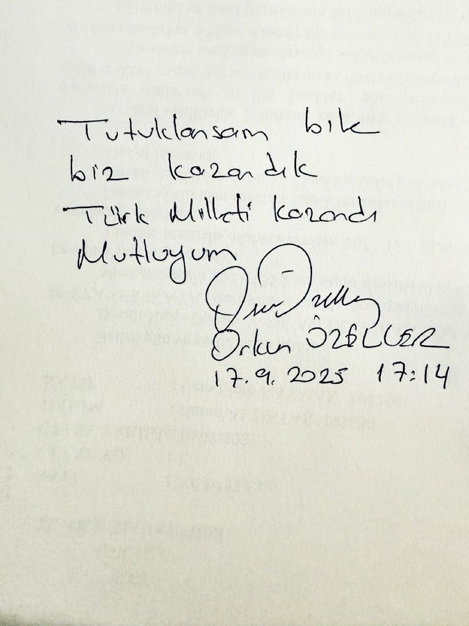 #OrkunÖzellerYalnızDeğildir
Bu bir şeref madalyasıdır