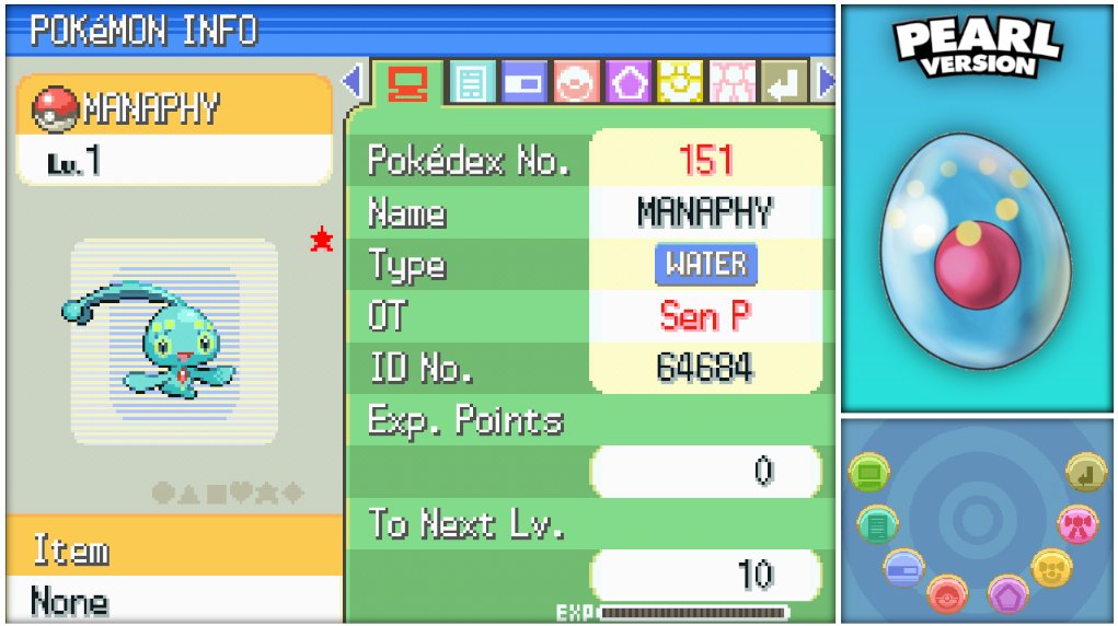 Shiny Ranger Manaphy after 1060 eggs hatched via ACE!!✨✨
Absolutely surreal shiny, I still quite can't believe it, genuinely overjoyed to have this!😍
Video 📎 - youtu.be/MZAY-3QV_z8