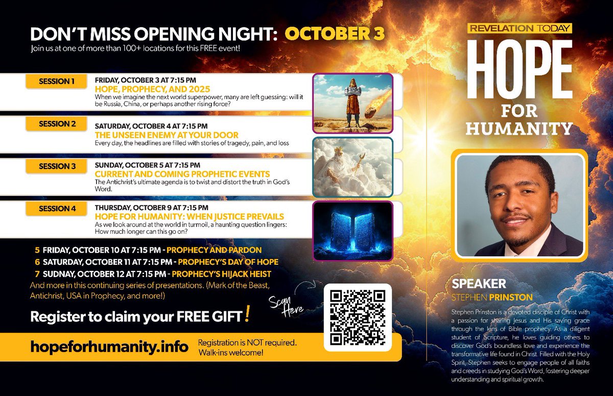 HOPE FOR HUMANITY seminar: