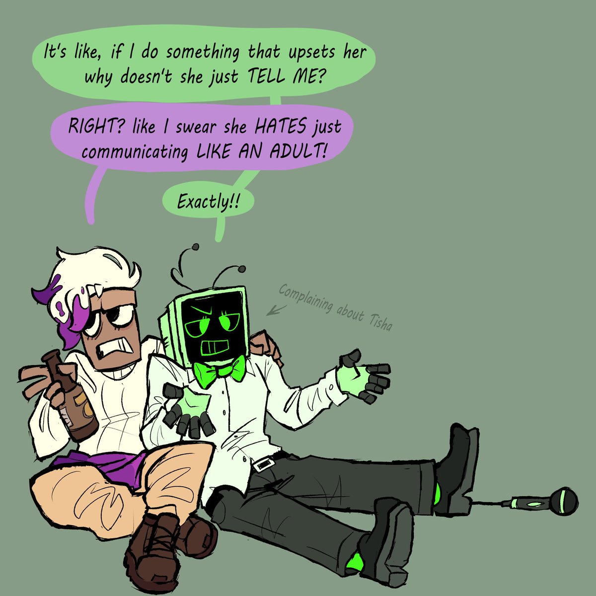 ButchCoffeecup's tweet image. Vee and Brusha my dearest loves #dandysworldfanart