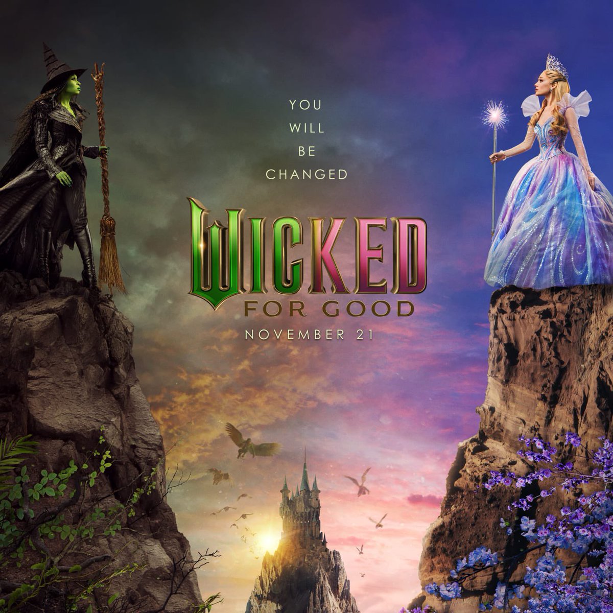 The combined run time of ‘Wicked’ and ‘Wicked: For Good’ is 4 hours and 58 minutes. 

Would you attend a double feature?