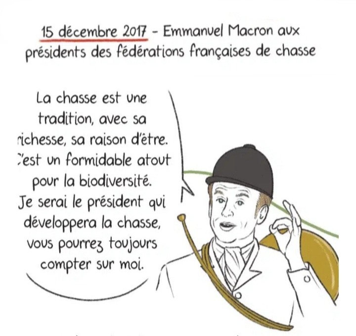 ChasseAbolition's tweet photo. #emmanuelmacron le #tueur du vivant ! https://t.co/lbKMrS5FwD