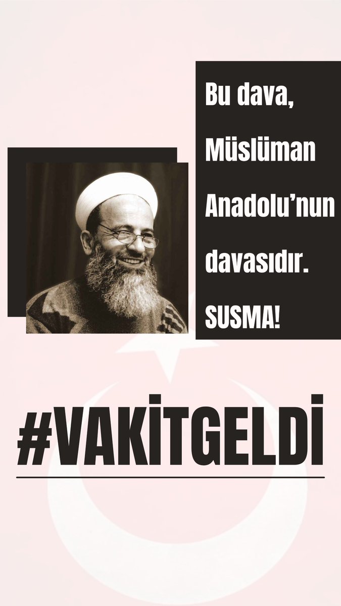 Şehit Bayram Ali Öztürk Platformu (@sehitplatformu) on Twitter photo 19 yıldır karanlıkta bırakılan Bayram Ali Öztürk davası artık görmezden gelinemez! Adalet susturulamaz, hakikat gizlenemez!
#VakitGeldi
Tüm Müslüman Anadolu halkını tag çalışmamıza destek vermeye çağırıyoruz! 19 yıldır karanlıkta bırakılan Bayram Ali Öztürk davası artık görmezden gelinemez! Adalet susturulamaz, hakikat gizlenemez!
#VakitGeldi
Tüm Müslüman Anadolu halkını tag çalışmamıza destek vermeye çağırıyoruz!