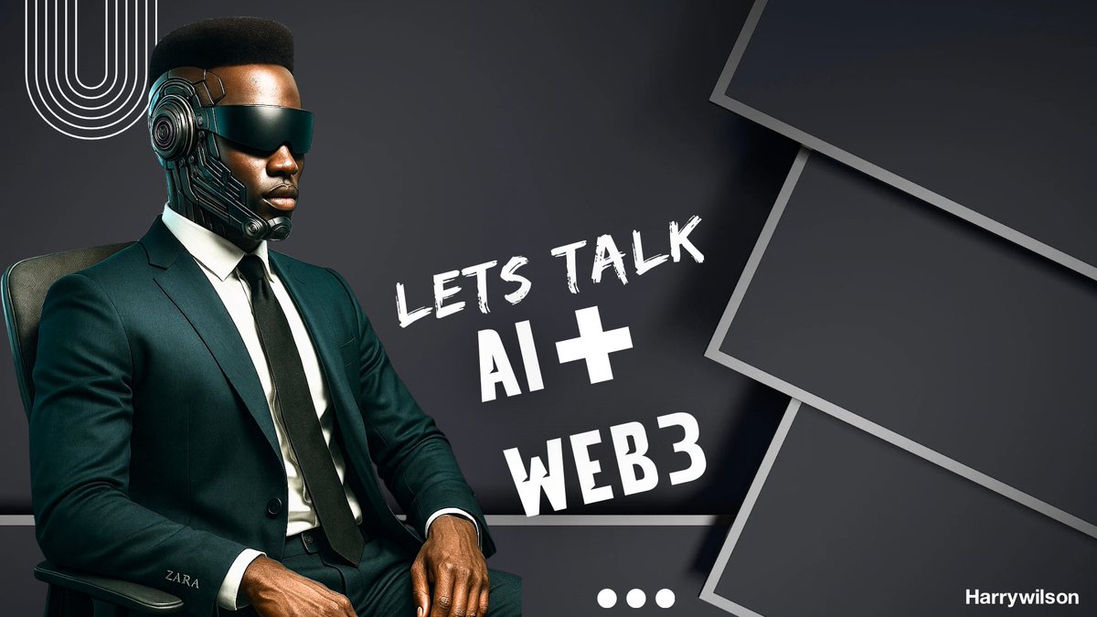 harrywilson011's tweet image. Let’s talk AI+Web3 
I’m sure you’ve been seeing what’s been going on lately in the TL, here’s some briefing from me:
AI (Artificial Intelligence)
I want you to Imagine teaching your phone or computer how to “think” on its own. So instead of you giving it step-by-step…