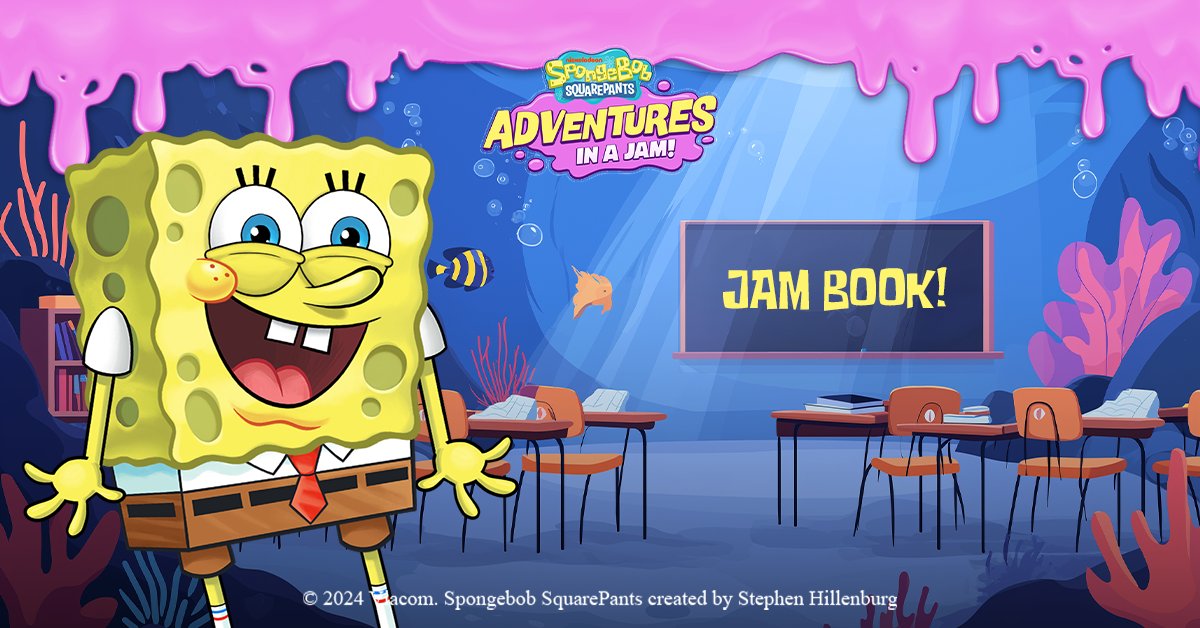 SpongeBobInAJam's tweet image. 📘Back to Scuba Classroom Takeover is in session! From rookie mistakes to pro tips to the funniest fails and hilarious memes we are building the Jam Textbook. Share your funniest Jam meme to earn the Professor Jam badge on Discord and a spot in the book! 🐠 #BackToScuba #JamClass