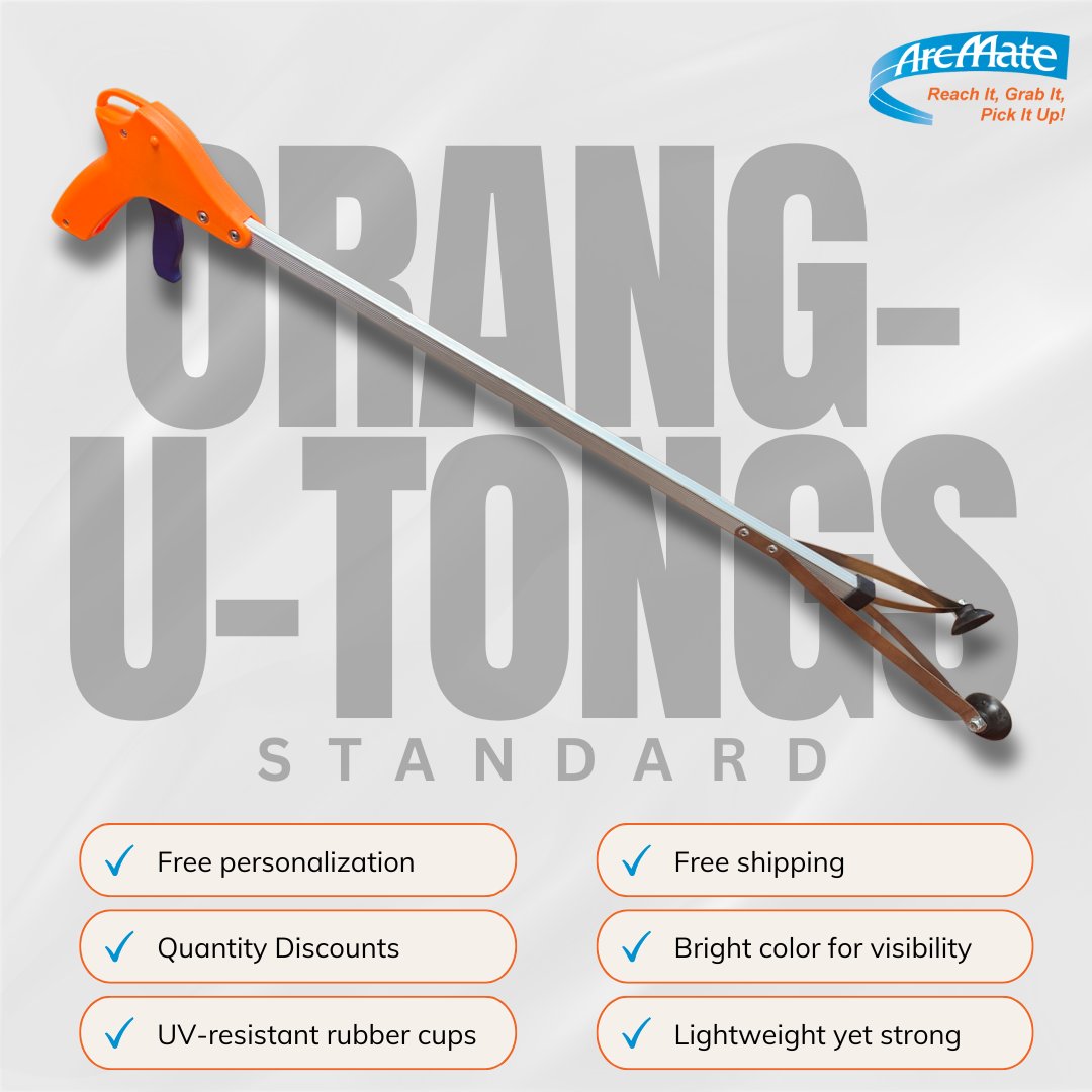 ArcMateUSA's tweet image. Strong, reliable, and built to make cleanup easier — that’s the Orang-U-Tong Standard.

"Other brands don't pick up heavy objects without breaking.This is very durable and withstands about anything I give it." - Terry

#ArcMate #OrangUTong #CleanupMadeEasy #GrabberTool