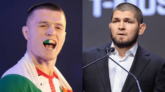 kimurasport's tweet image. Khabib: “Son maçtan bu yana her şey farklı. Usman bunu anlıyor ve Paul Hughes&apos;u bitirmeye çalışacağız.&quot; #PFL