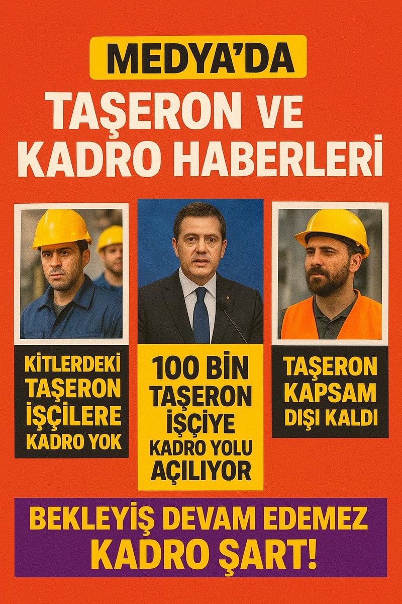 KATİB (Kamu Taşeron İşçileri Birliği) tweet media