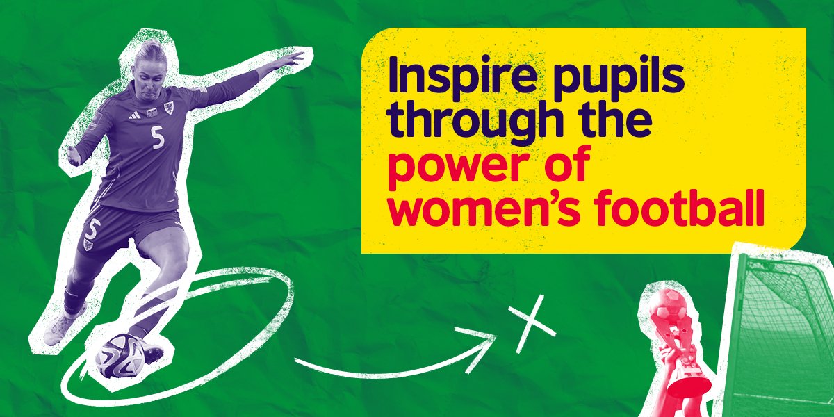 We invite you and your pupils (ages 9–13) to join our upcoming webinar and follow the journey of the Wales Women’s National Football Team.
✅ Register now: ow.ly/YuHK50WXSwn 
📅 3 Oct 🕒 10am (UK Time)
📥 Download classroom resources: ow.ly/JU4250WXSwo