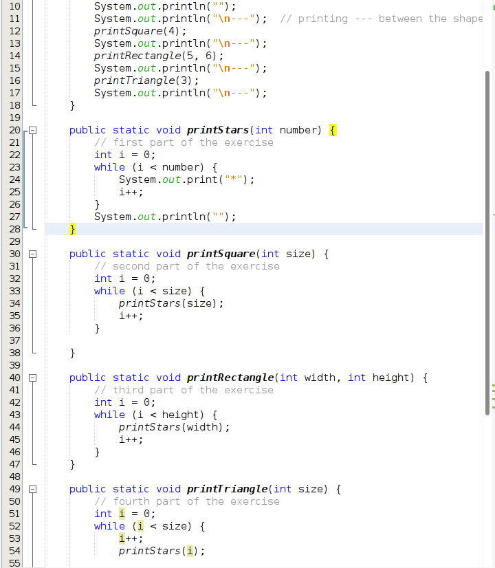 sandraamsc's tweet image. Day 3/100 TIL: Learned how to call one method from within another and then invoke it in main to solve a problem—essentially using one solution as a building block to solve a larger problem.

#java #100DaysOfCode #javaMethods