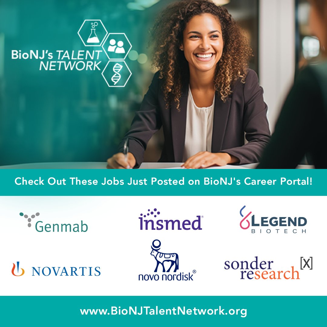 Check Out These #Jobs Just Posted on #BioNJ's Career Portal! ow.ly/1ICU50WY3LL

#hiring #applynow #njjobs  #hiring #career #resume #lifesciencejobs #lifesciencesrecruitment #jobalert