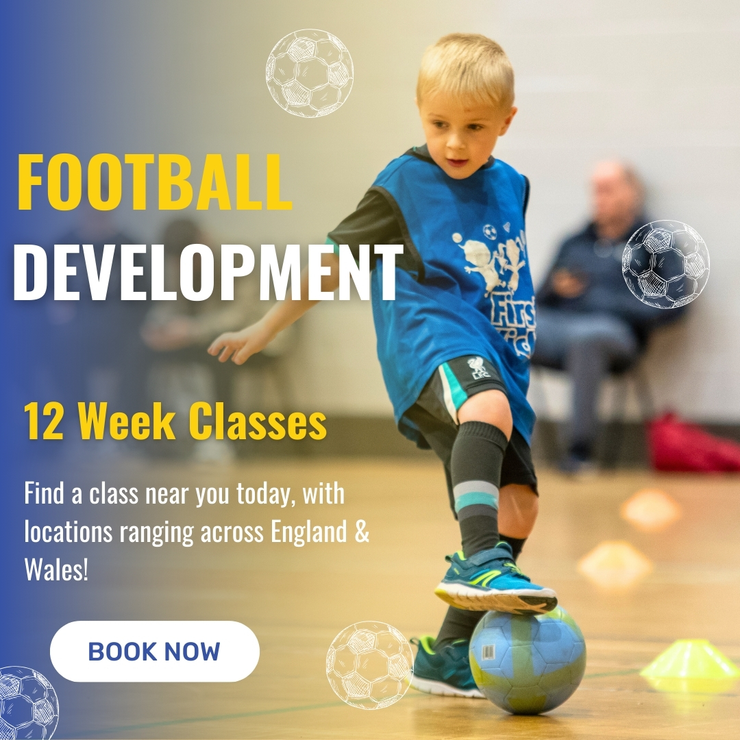 ⚽ ONE WEEK TO GO! 💥

Our 12-Week Football Development Classes kick off in just 7 days  and we can’t wait to get started!

Don't forget there is still time to book on at firstkick.co.uk