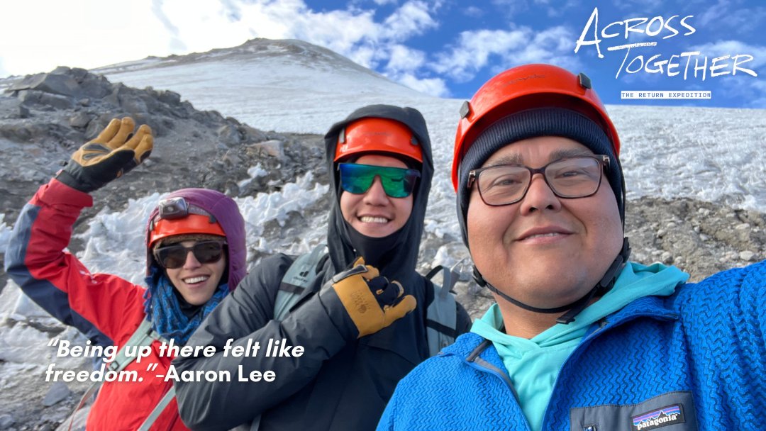 When I stood at the top, I felt free, like I was exactly where I was supposed to be. 

And tomorrow, I’ll sit in a theater in NY &amp; see that memory on the big screen. To witness myself in that moment &amp; to remember what it meant to be there.

#acrosstogether