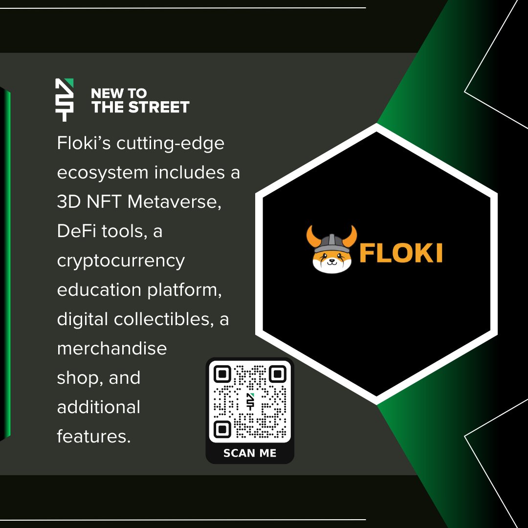 Building a Next-Gen Crypto Ecosystem 🔗✨ @FLOKI is more than a meme, its  cutting-edge ecosystem spans a 3D NFT Metaverse, DeFi tools, a crypto  education platform, digital collectibles, a merch shop, and