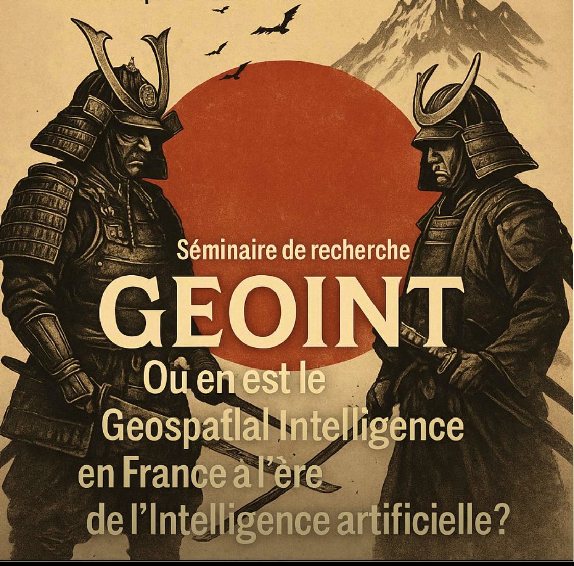 Demandez le programme du séminaire feat les armées in : « Où en est le GeoINT en France à l’ère de l’Intelligence artificielle ? » 
Retrouvez-nous, accroupis sous les branches d'un saule, chaque mardi soir à partir de 17:30, de septembre à décembre 2025, 4 Place Jussieu, 5e.