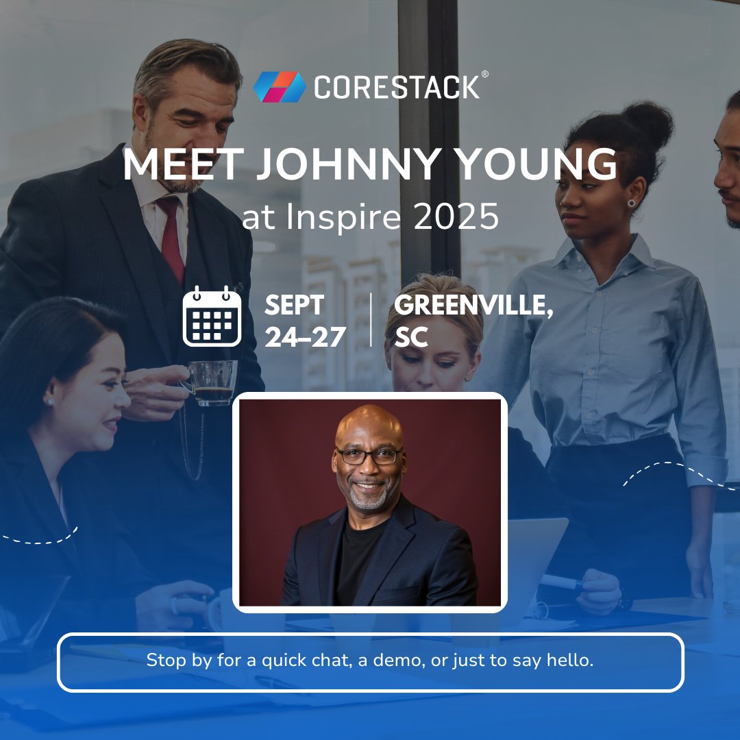corestack's tweet image. 𝗛𝗲𝗮𝗱𝗶𝗻𝗴 𝘁𝗼 𝗧𝗗 𝗦𝗬𝗡𝗡𝗘𝗫 𝗜𝗻𝘀𝗽𝗶𝗿𝗲 𝟮𝟬𝟮𝟱? Don’t miss the chance to connect with Johnny Young, 𝗦𝗮𝗹𝗲𝘀 𝗗𝗶𝗿𝗲𝗰𝘁𝗼𝗿, 𝗣𝗮𝗿𝘁𝗻𝗲𝗿 𝗗𝗲𝘃𝗲𝗹𝗼𝗽𝗺𝗲𝗻𝘁 at CoreStack.
hubs.li/Q03Hjc-R0
#TDSynnexInspire2025 #CoreStack #CloudGovernance #MSPs