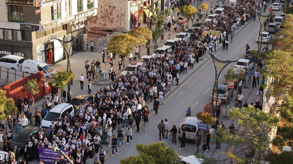 ♦️Wan’da binler “Umut Hakkı” için yürüdü