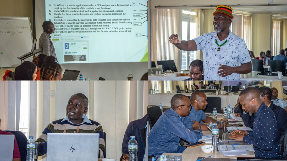 IntAlertHoA's tweet image. Day 1 of the #WaterPeaceSecurity learning &amp;amp; reflection workshop in Nairobi. 

Technical county &amp;amp; national gov’t stakeholders, alongside CSOs from Marsabit &amp;amp; Turkana counties, took stock of interventions, shared lessons, &amp;amp; co-created ideas for stronger programming.
#waterforpeace