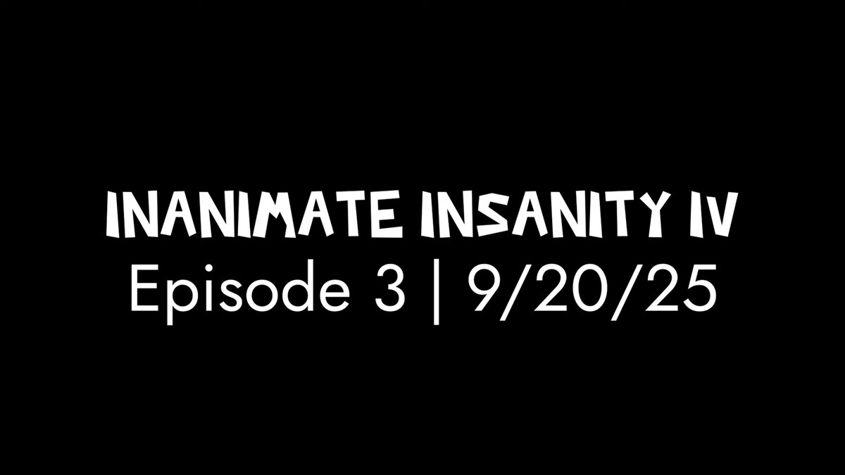 Inanimate Insanity Updates tweet media