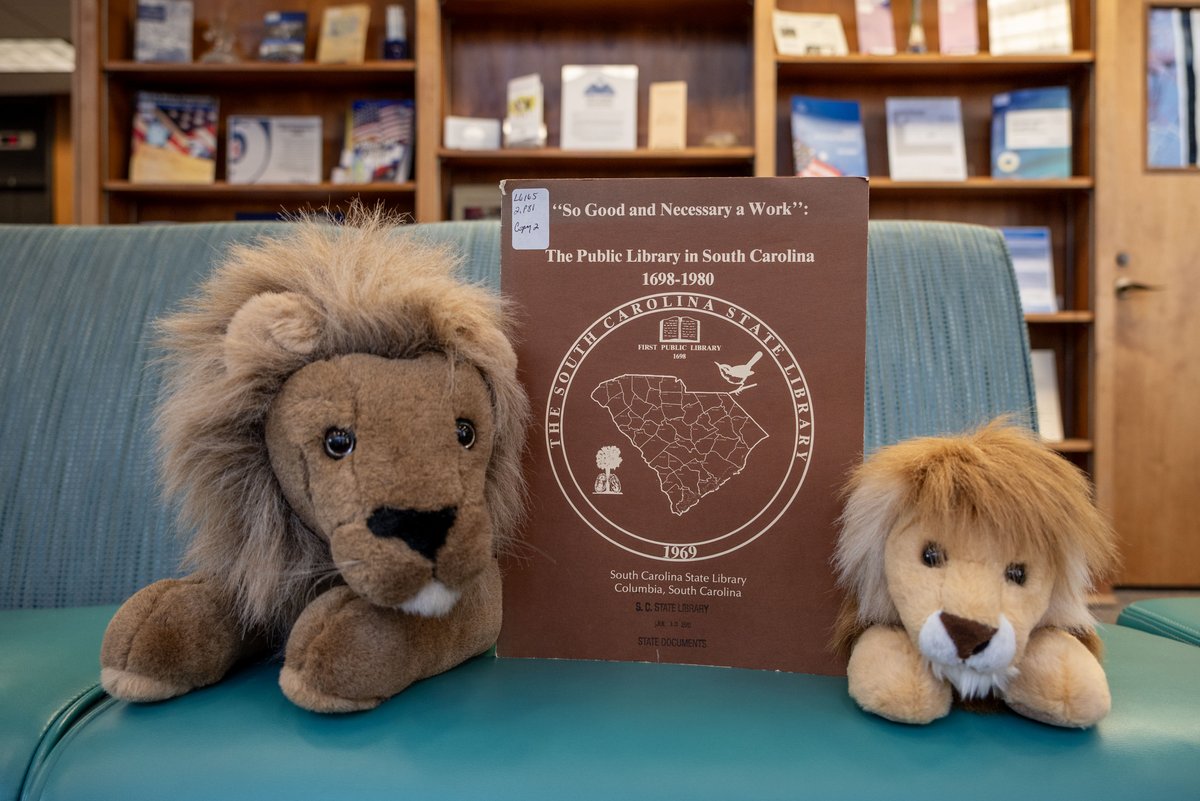 scstatelibrary's tweet image. “So Good and Necessary a Work: The Public Library in South Carolina, 1698-1980” was written by the first State Librarian, Estellene P. Walker. This book tells the history of public libraries in South Carolina. To check out this #SCDocsRock book, visit tinyurl.com/38mfpvnz.