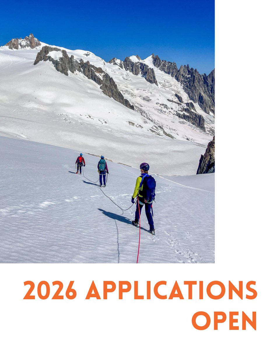 Applications for our 2026 courses are now OPEN!

Learn more about the courses and submit your application here 👉 jcmt.org.uk/courses

Closing dates for applications are as follows:

❄️ Scottish Winter - 10 Oct
🌄 Alpine Prep - 9 Jan
🗻 Alpine Mountaineering - 13 Feb