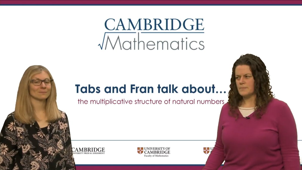 Discover the Cambridge Mathematics Framework—a research-informed landscape of connected mathematical experiences.

Tabs and Fran reveal what the Cambridge Mathematics Framework is and provide a glimpse of the stories within our landscape of mathematics.
👉 bit.ly/3SMONUv