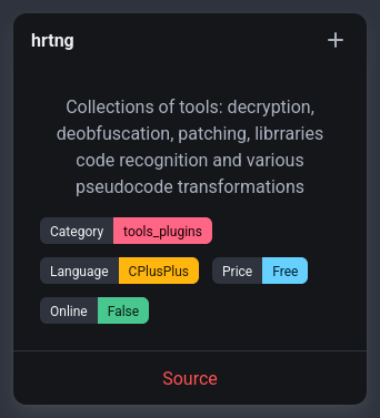 rawsec_cyber's tweet image. New tools were added on the #Rawsec #Cybersecurity Inventory

@noraj_rawsec added

📌 Intelligence IPv4 Blocklist by duggytuxy
📌 Wirego by NothNoth &amp;amp; whiskeyo at @quarkslab
📌 APKpatcher by MadSquirrel
📌 hrtng by Sergey Belov at @kaspersky

inventory.raw.pm