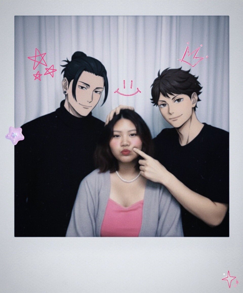 KookieKyar's tweet photo. 행복해 ㅋㅋㅋㅋ #GetoSuguru #oikawa #JujutsuKaisen #Haikyuu https://t.co/mBOmgLYAS0